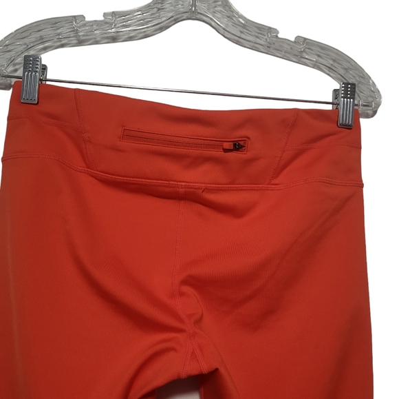 Athleta Women's Salutation Stash Orange Capri Size Medium - Picture 5 of 10